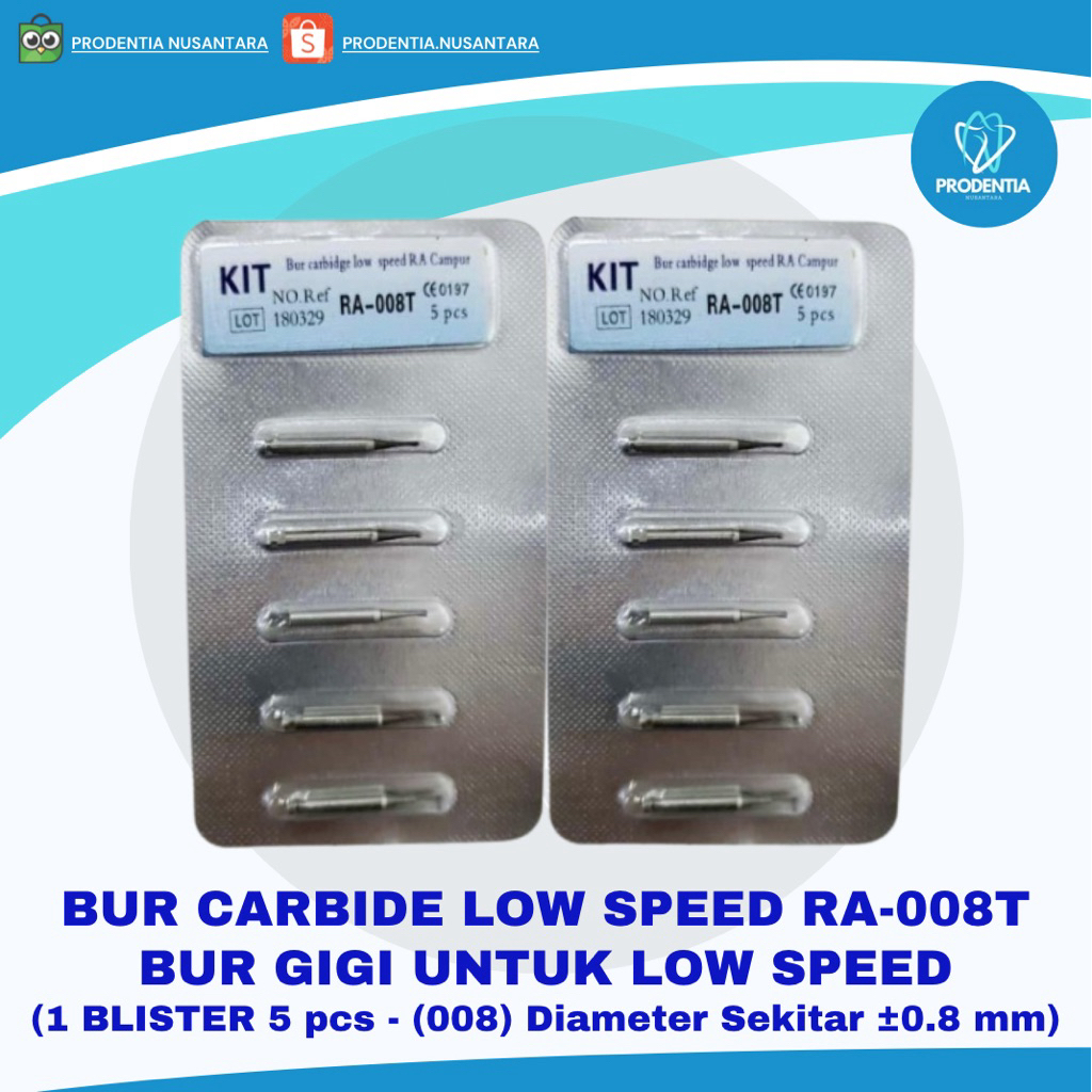 BUR CARBIDE LOW SPEED RA-008T BUR GIGI UNTUK LOW SPEED