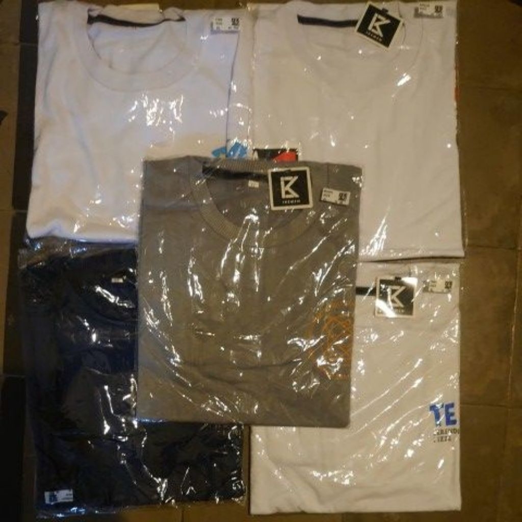 kaos oblong 100rb dapat 5