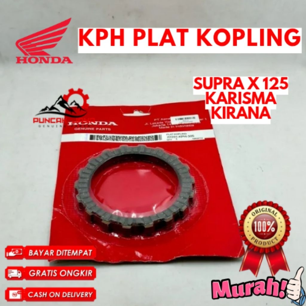 PLAT KOPLING ORIGINAL HONDA KODE KPH, PLAT KOPLING SUPRA X 125, PLAT KOPLING KARISMA, PLAT KOPLING K
