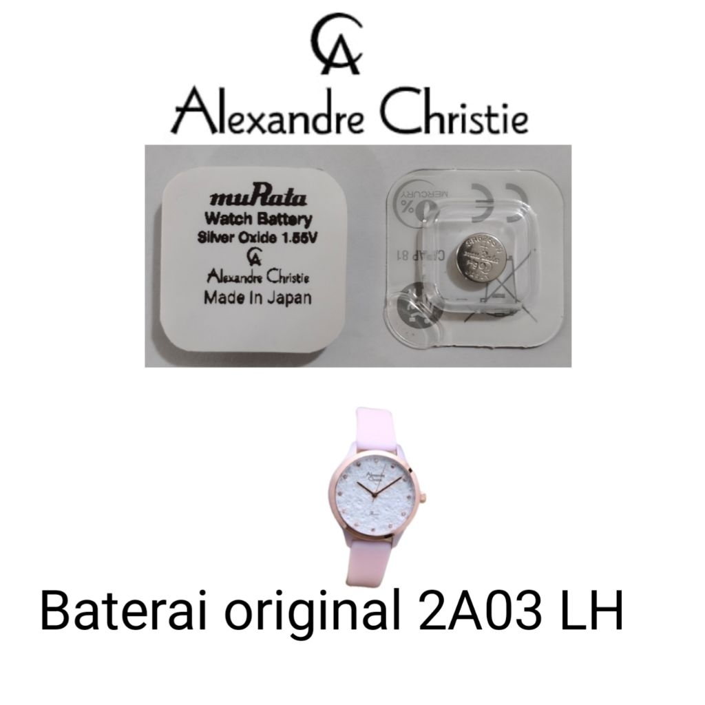 Baterai jam Alexandre Christie original 2A03LH