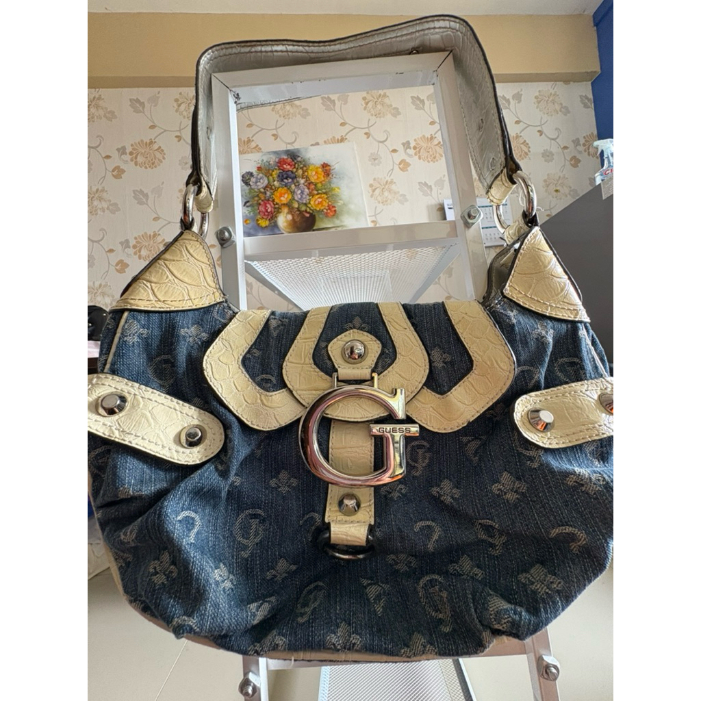tas Guess denim