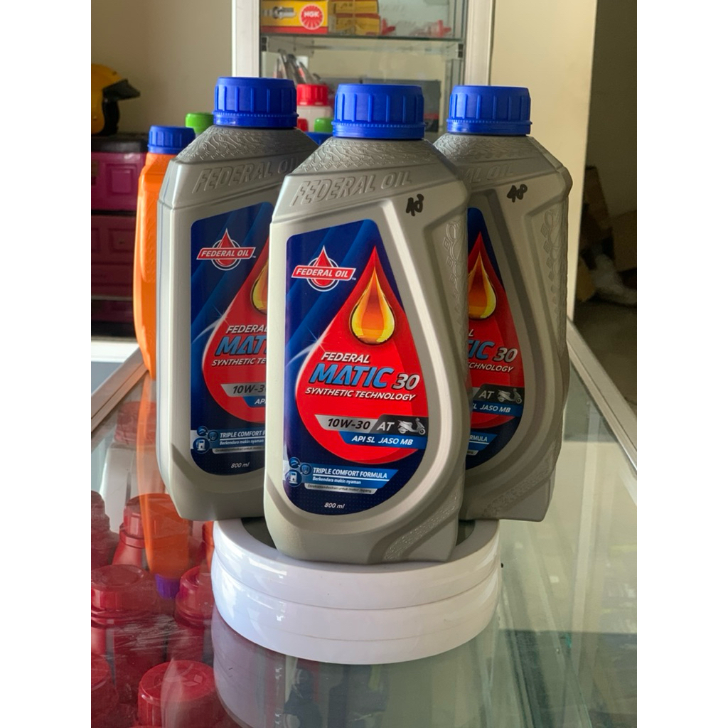 Oli Faderal ultratec flic 10 w-30 800 ml untuk motor matic
