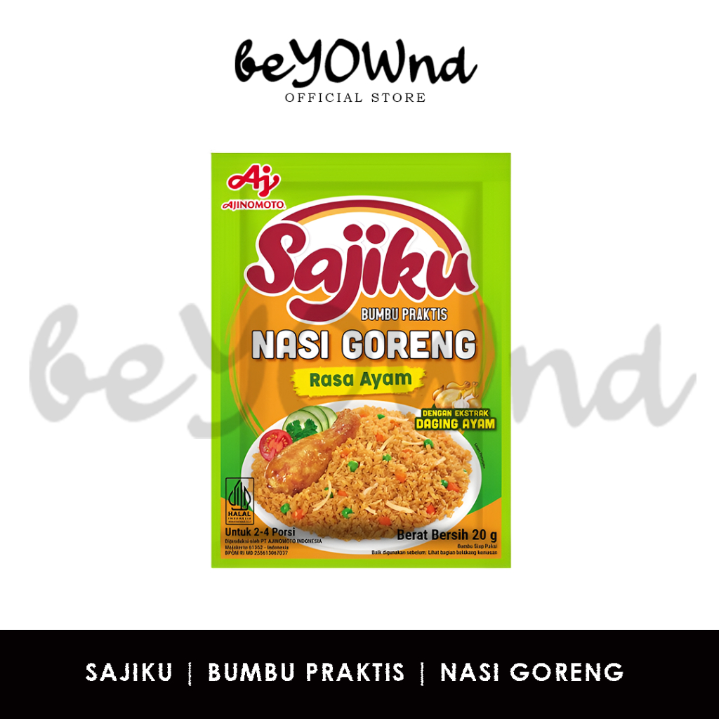 Sajiku® Bumbu Praktis Nasi Goreng Rasa Ayam 20gr - Sajiku® Bumbu Praktis Nasi Goreng Rasa Ayam 20 gr