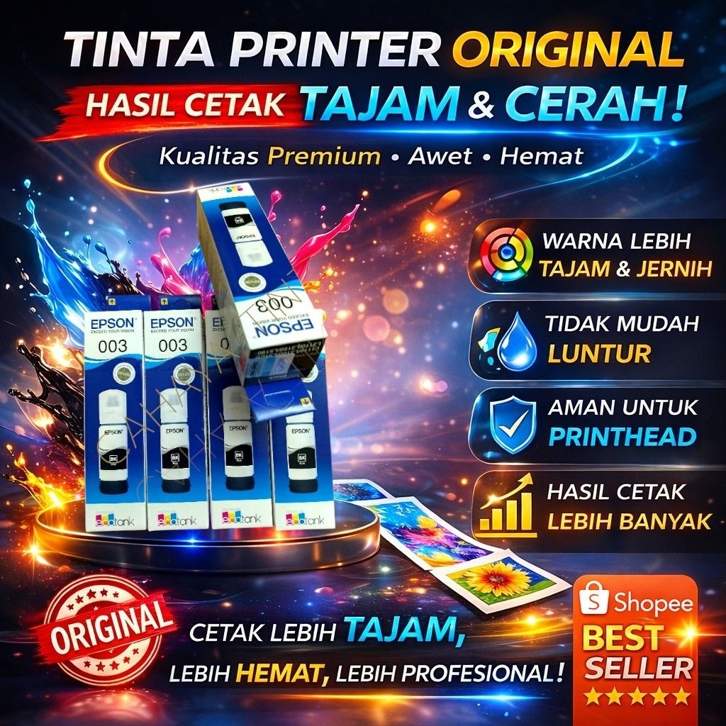 Tinta Printer Epson 003 HITAM