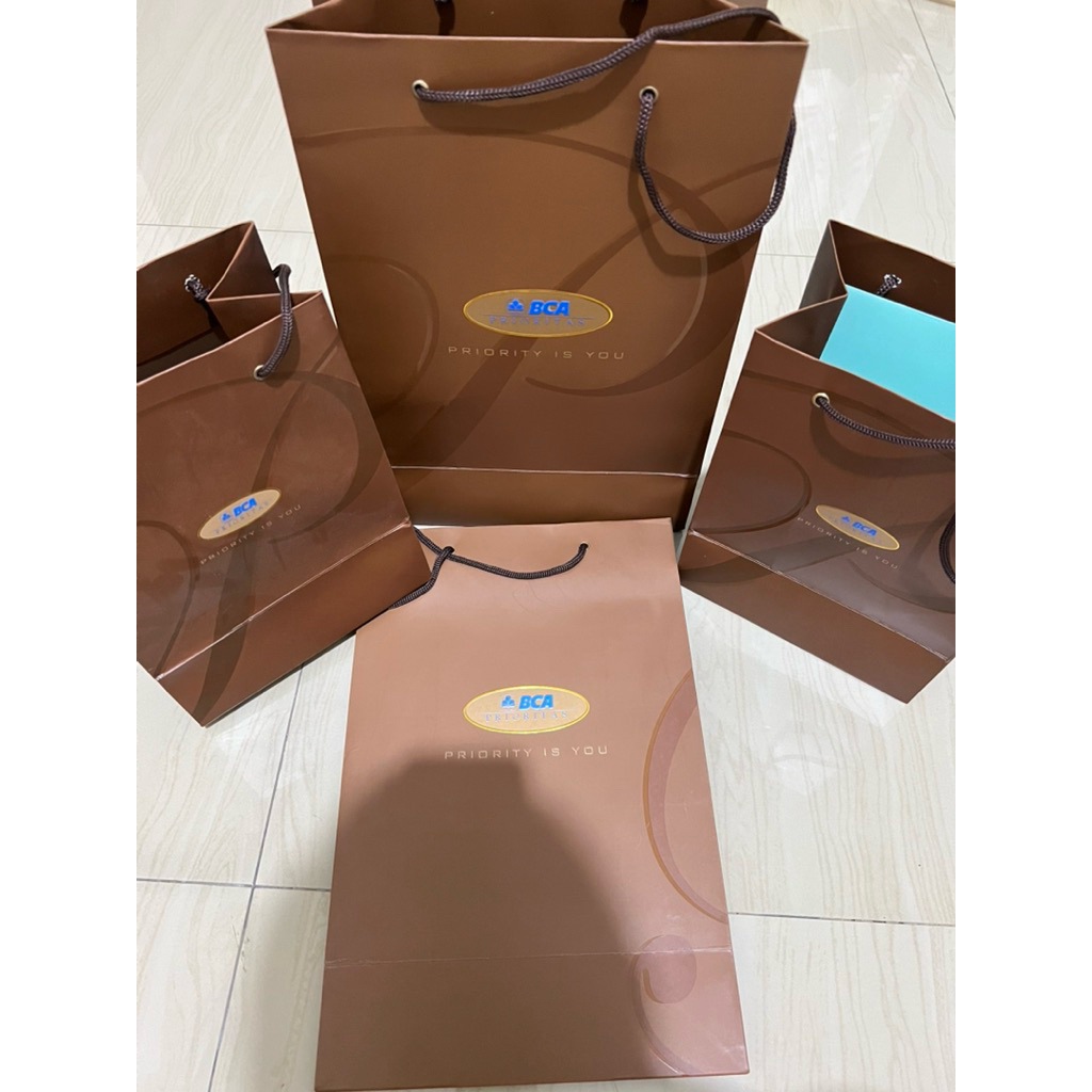 PAPERBAG BCA PRIORITAS goodie bag paper bag