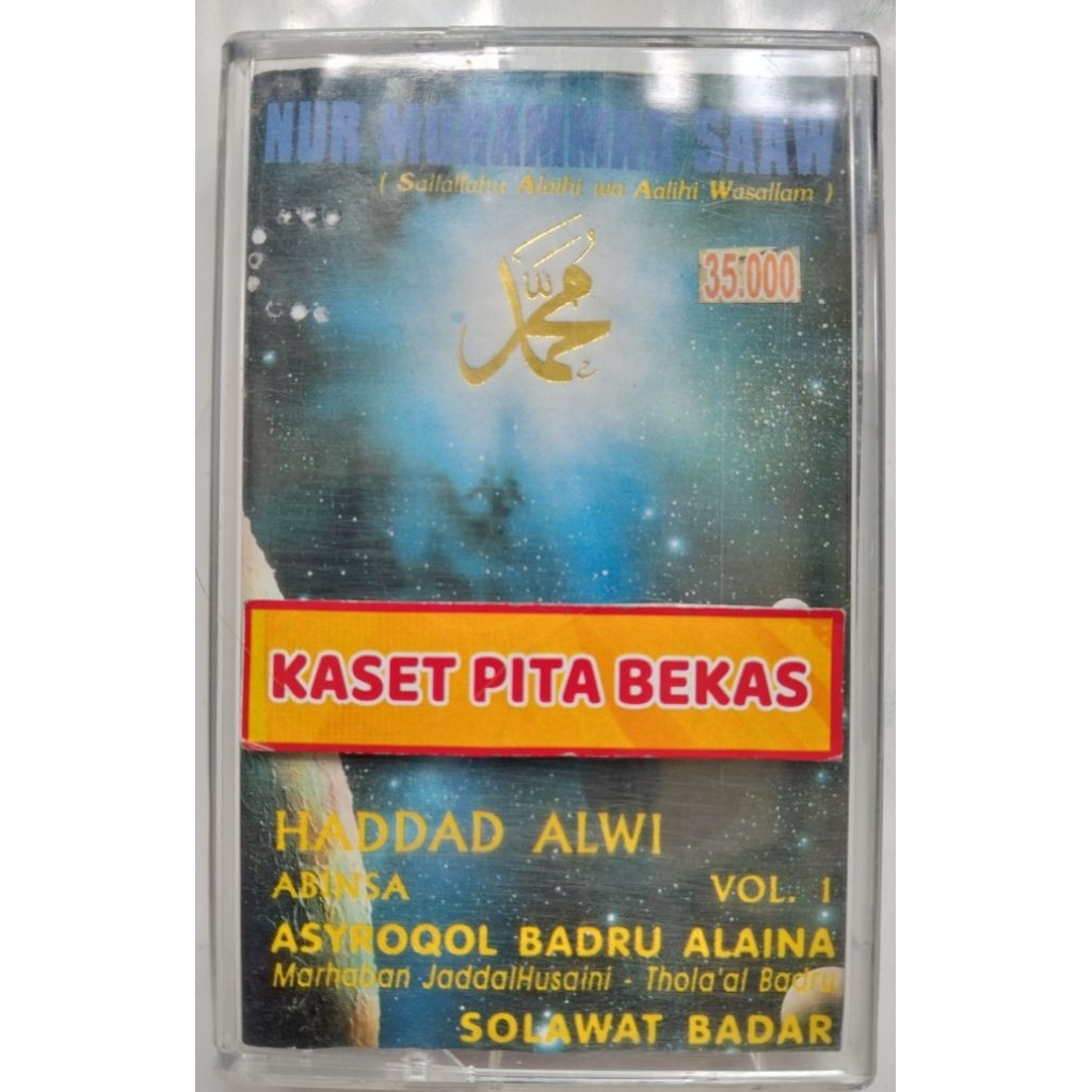kaset pita bekas sholawat Hadad Alwi vol 1
