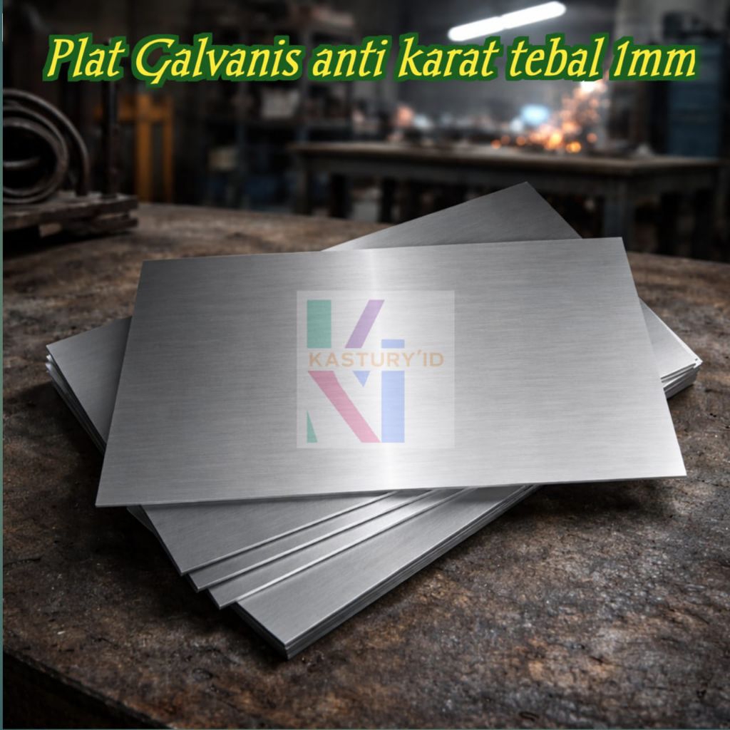 PLAT BESI GALVANIS MULTIFUNGSI TEBAL 1mm