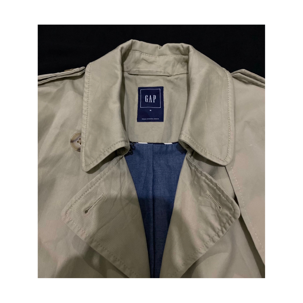 Coat Branded GAP (Cream, tag lengkap) / Coat GAP / Coat Branded