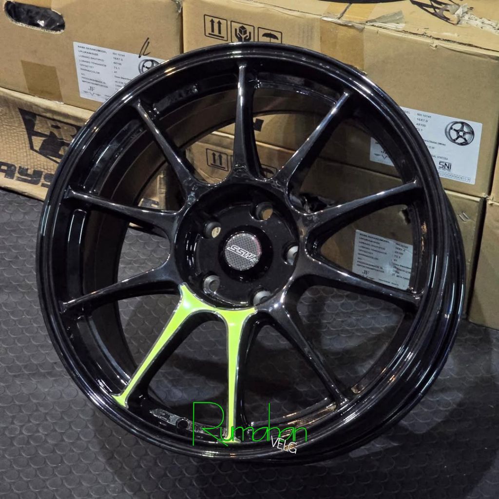 velg tc105n ssw original Thailand r18 lebar 8,5 pcd 5x114,3 et 25 velg mobil ring 18 pnp velg mobil 