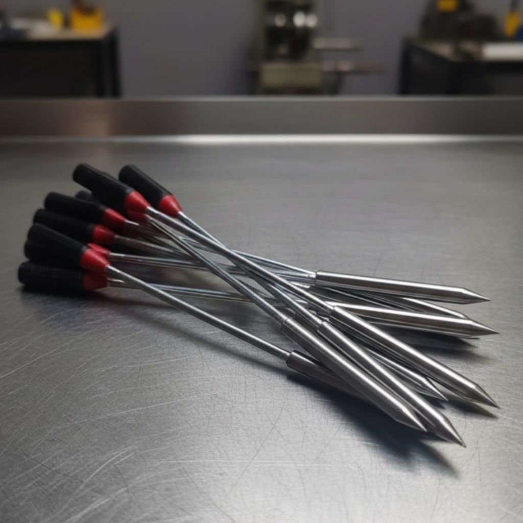 (Isi 10 Biji)  Mata Panah Ikan Logam 6mm Paser Ikan 8,10,12,14 cm