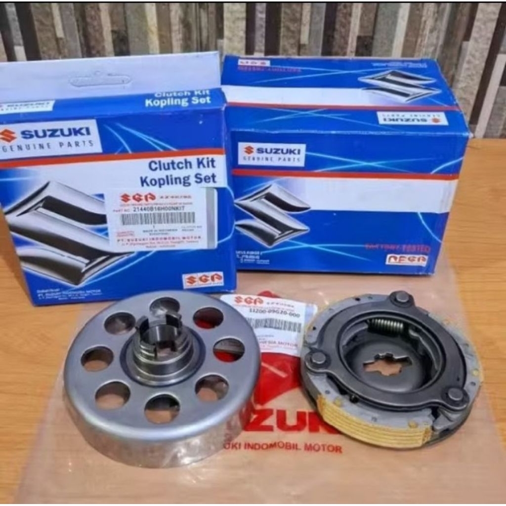 Mangkok ganda+Kampas Ganda Assy Suzuki Smash 110 Old/New Shogun 125 R SGP