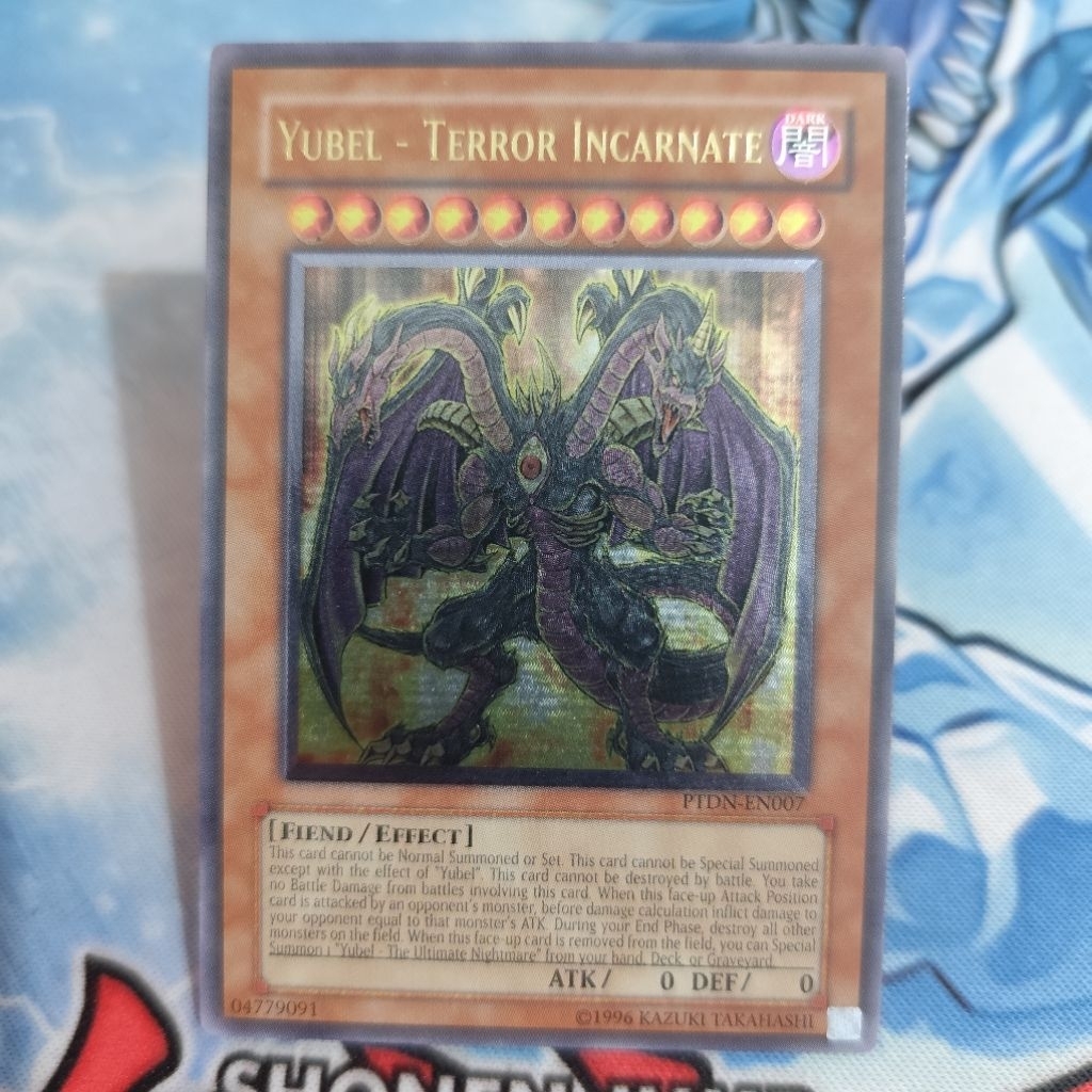 Yugioh Yubel - Terror Incarnate PTDN Ultimate rare Original