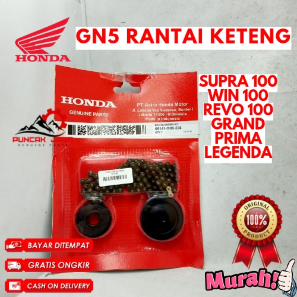 RANTAI KETENG ORIGINAL HONDA KODE GN5, RANTAI KETENG SUPRA 100, RANTAI KETENG WIN 100, RANTAI KETENG