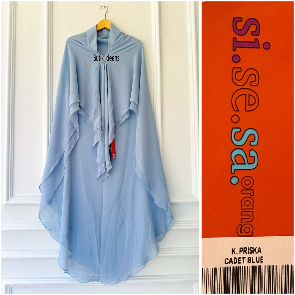 Sisesa khimar priska cadet blue