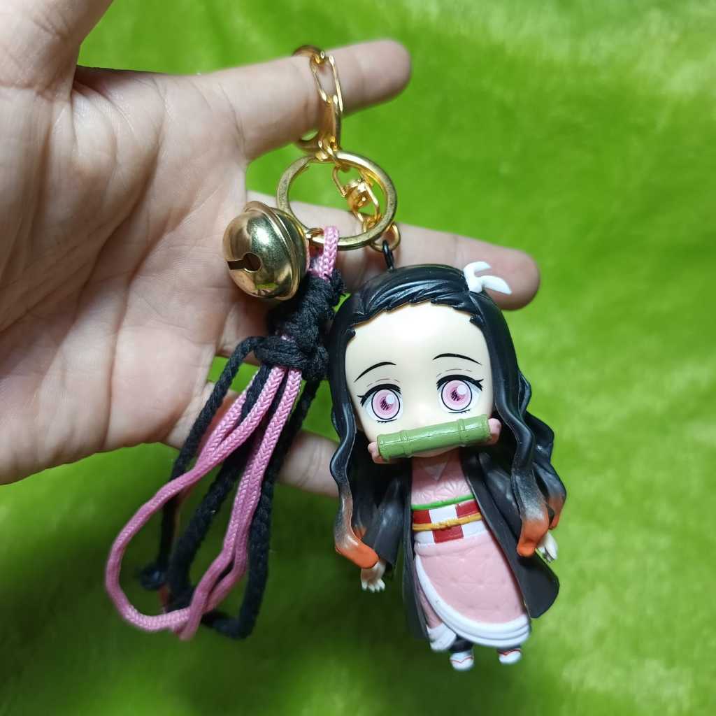 FIGURE KEYCHAIN KIMETSU NO YAIBA ANIME GANTUNGAN KUNCI DEMON SLAYER