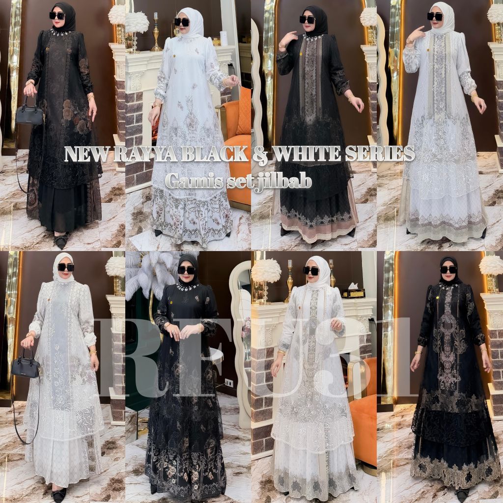 REEADYYNEW RAYYA SERIES GAMIS SET JILBAB SEGIEMPAT