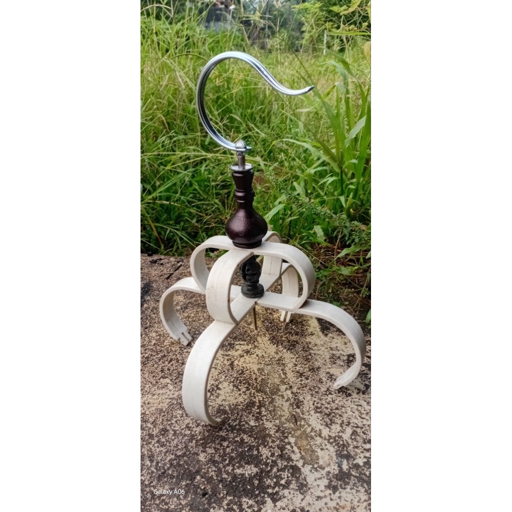 mahkota sangkar murai komplit gantungan dan pion kayu