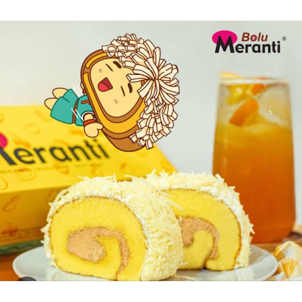 bolu gulung meranti rasa moka toping keju