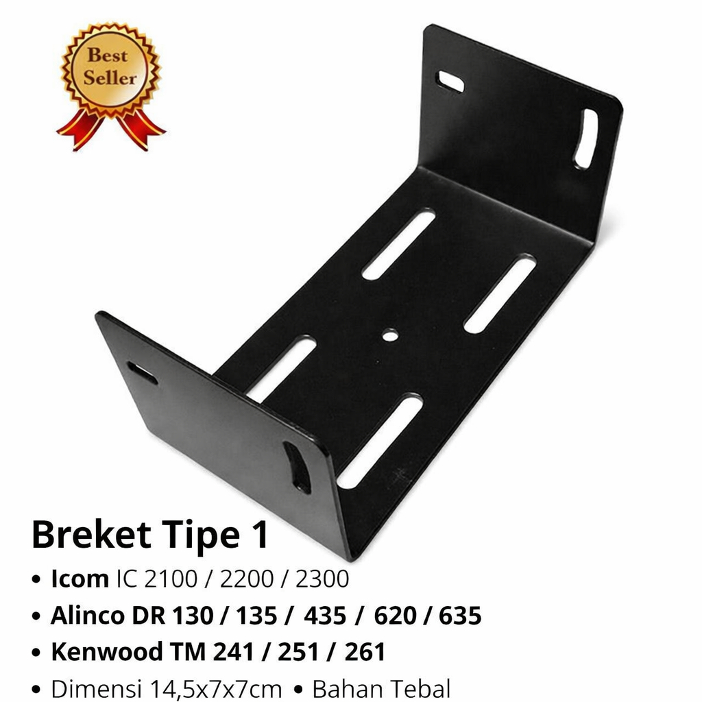 Breket Bracket Radio RIG Kenwood TM241 TM251 TM261 TIPE 1