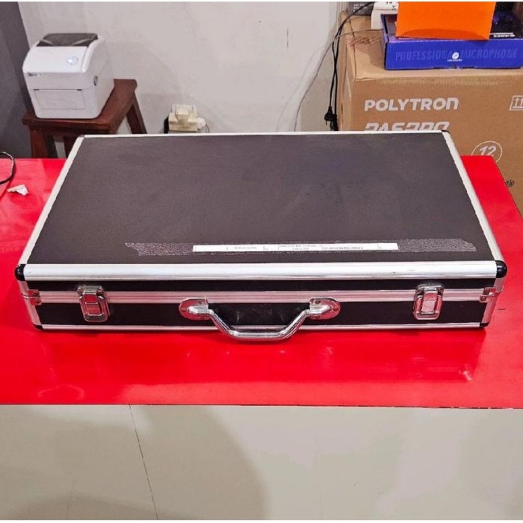 MIC WIRELESS 2 CHANNEL + HARDCASE LUXURY KOMPLIT ORIGINAL MIKROFON MIK