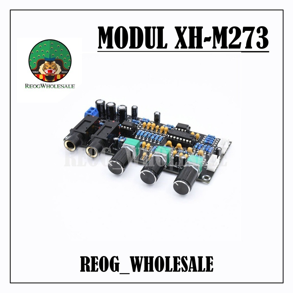 XH-M273 Modul Microphone Amplifier Karaoke PT2399 DC 12V - 24V