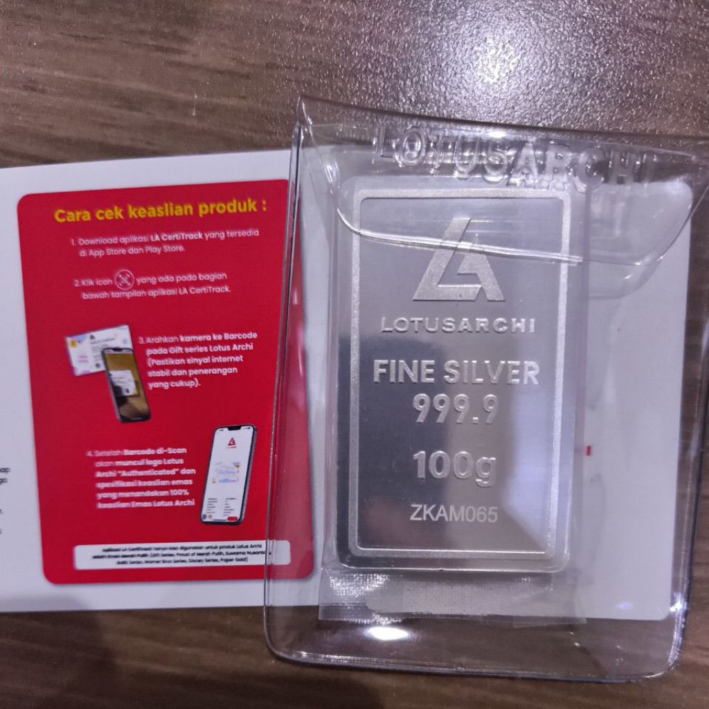 Perak 100gr lotus archi
