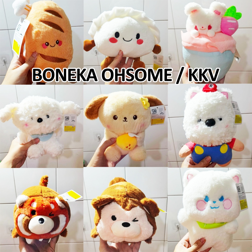 OHSOME KKV Boneka Capit Beruang Gajah Kucing Capybara Tupai Bebek Anjing Funifun Funi Fun Fun Funfun