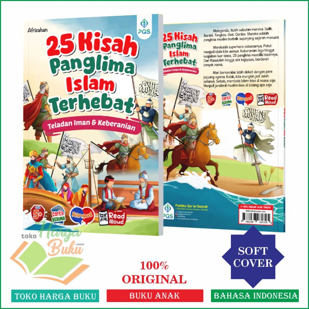 25 Kisah Panglima Islam Terhebat FULL COLOR Teladan iman dan Keberanian Heroik Peradaban Sejarah Dunia - PQS