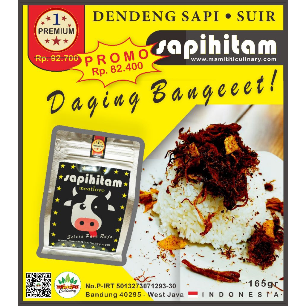DENDENG KERING / ABON SAPI / DENDENG KERING SAPI SUIR / ABON RENDANG SAPI / SAPIHITAM / DAGING SAPI 