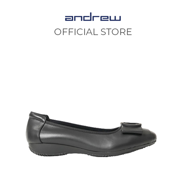 Sepatu Flat Wanita Andrew Shoes Jones Black