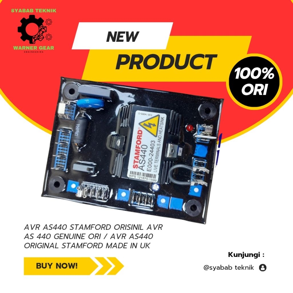 AVR AS440 Stamford Orisinil AVR AS 440 GENUINE ORI / AVR AS440 Original Stamford Made In UK