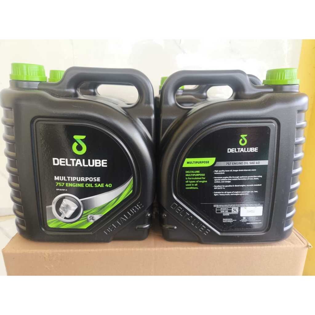 Oli DELTALUBE MULTIPURPOSE SAE 40 5L Oli Mobil dan Mesin Diesel Original