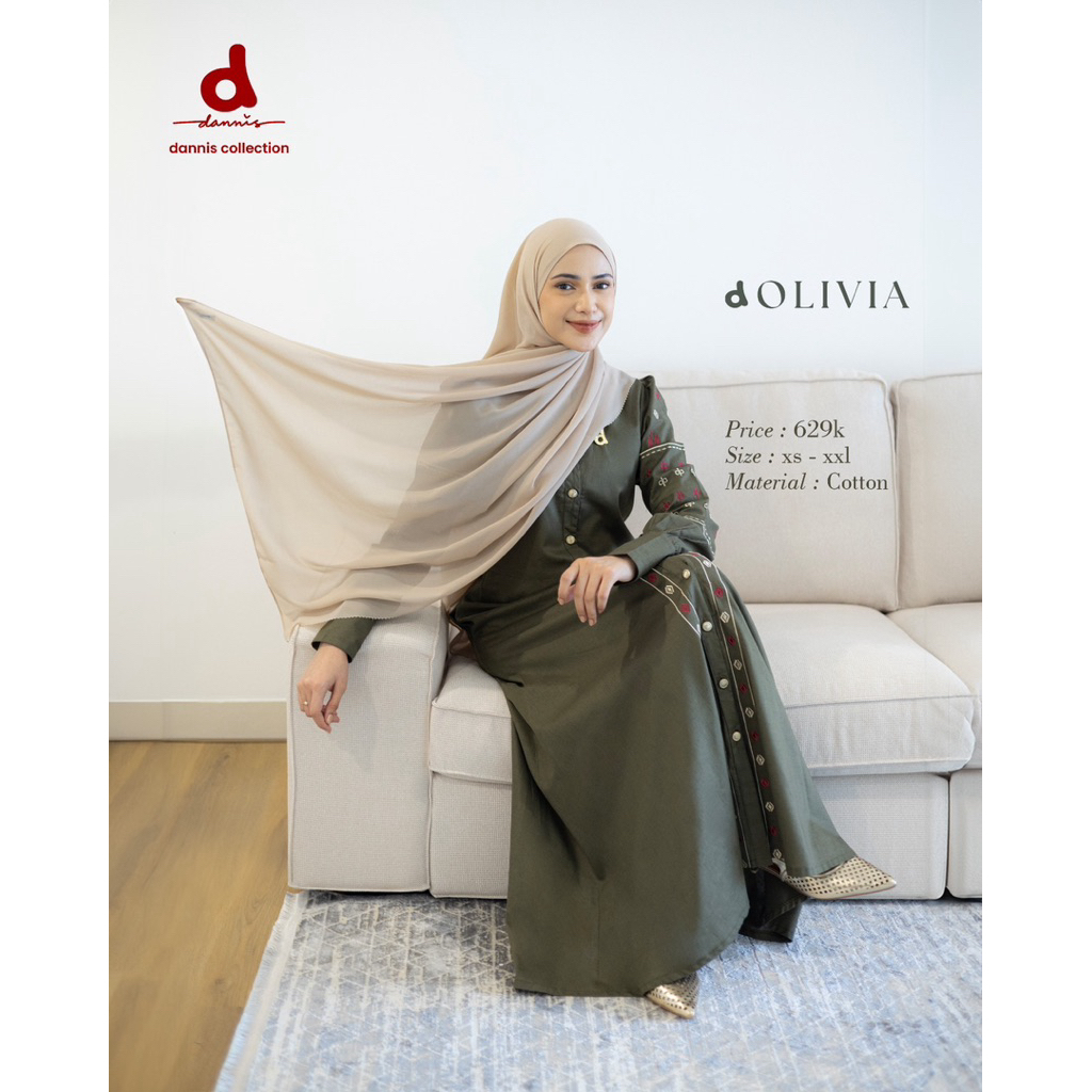 Abaya dannis D’Olivia/abaya dannis dewasa