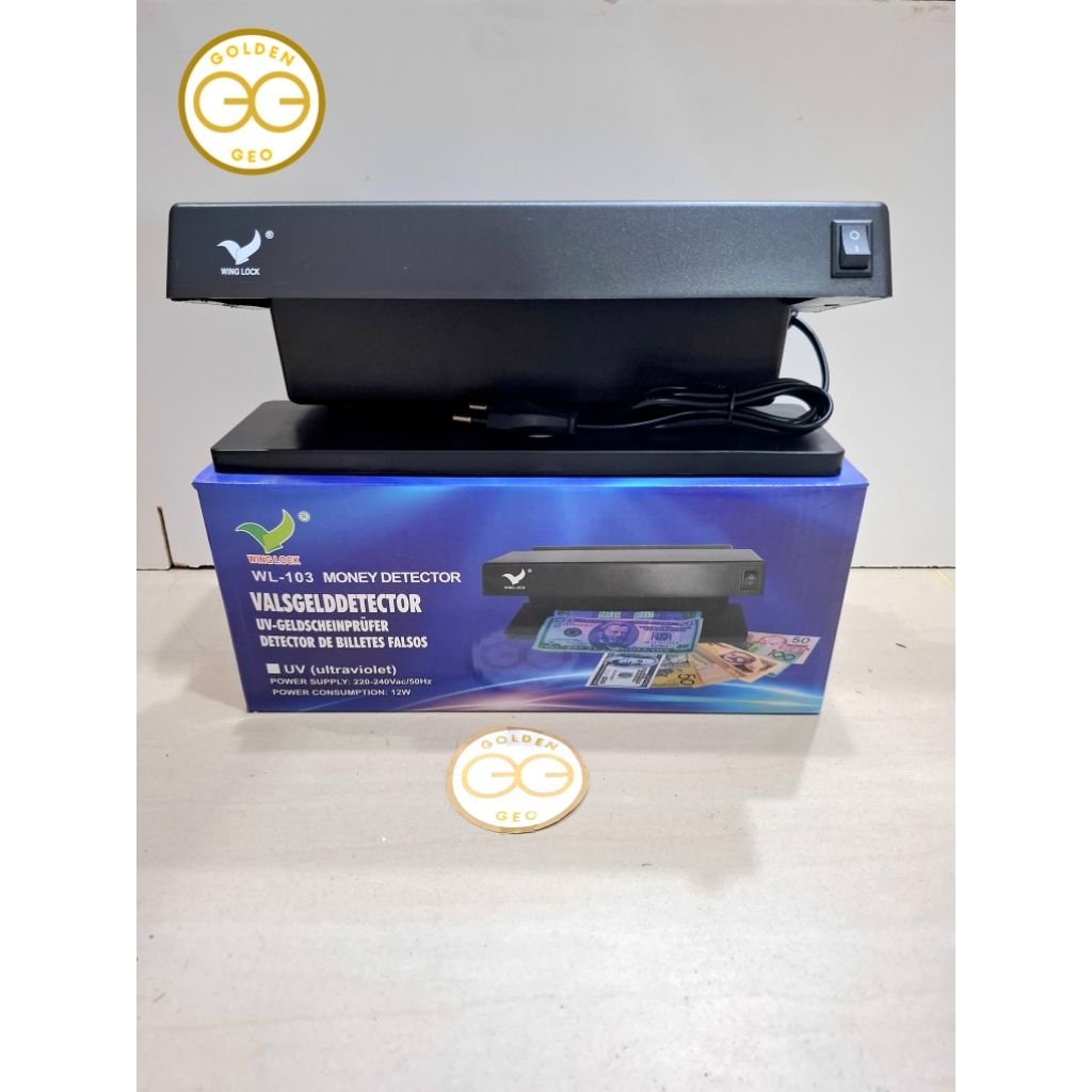Money Detector Alat Deteksi Uang Palsu WINGLOCK.ak