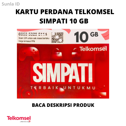 KARTU Perdana Telkomsel SIMPATI 10 GB