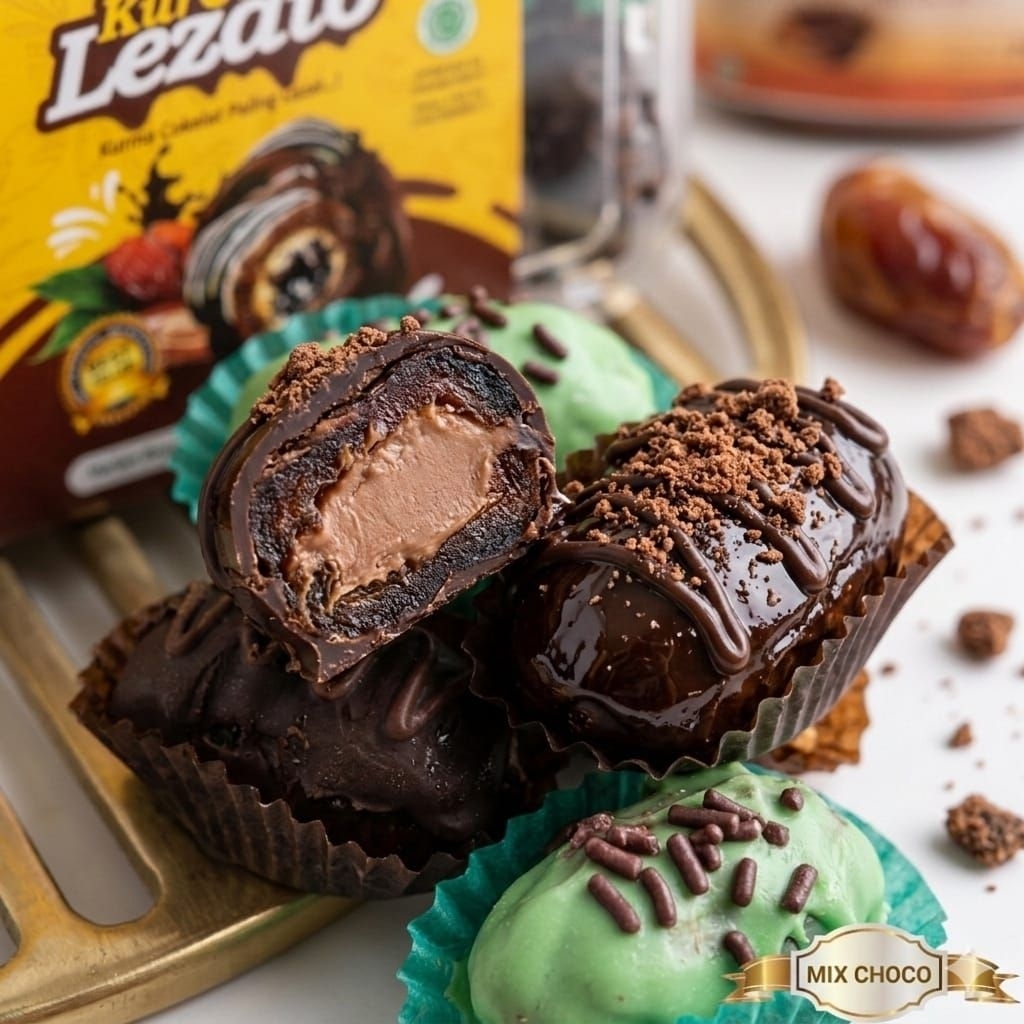 Kurma Coklat Lezato - Snack Hampers Kurma Sehat Lezato - Banyak Varian