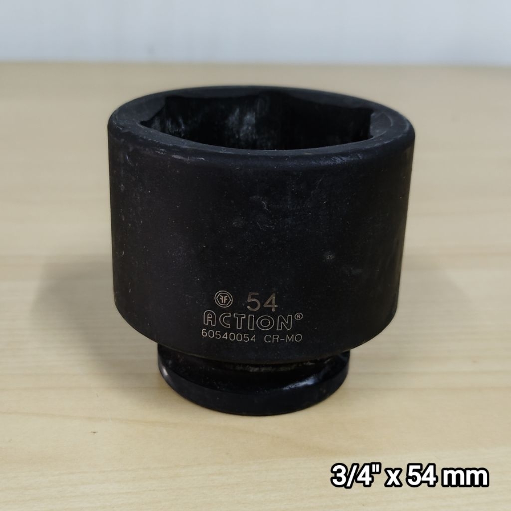 ACTION 3/4" x 54 mm Mata Sock Berat 54mm Impact Socket