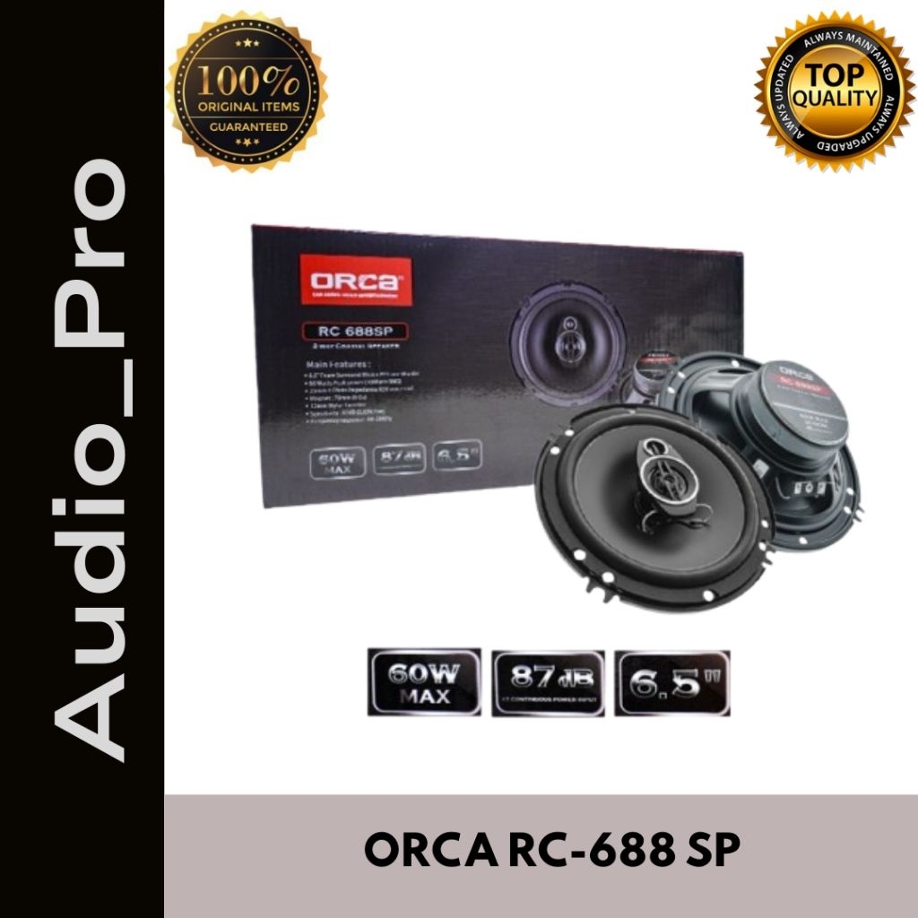 Speaker Mobil ORCA RC 688SP / Orca Speaker Mobil 6,5inch Orca