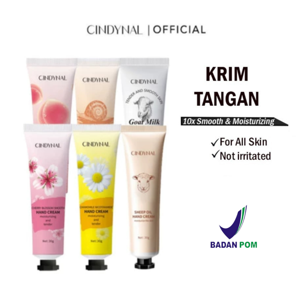 CINDYNAL Sheep Oil Hand Cream – Krim Tangan untuk Perawatan BPOM