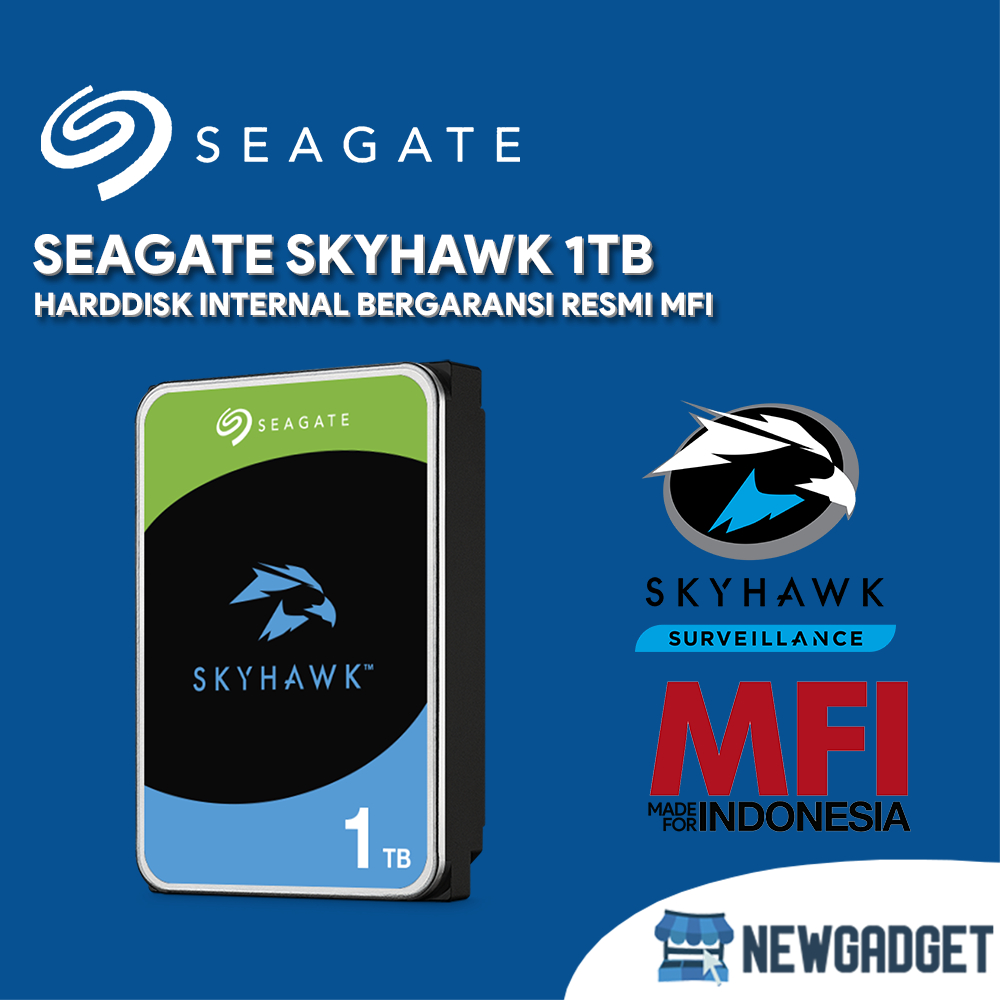 SEAGATE SKYHAWK 1TB SEAGATE HARDDISK INTERNAL 1TB BERGARANSI RESMI MFI