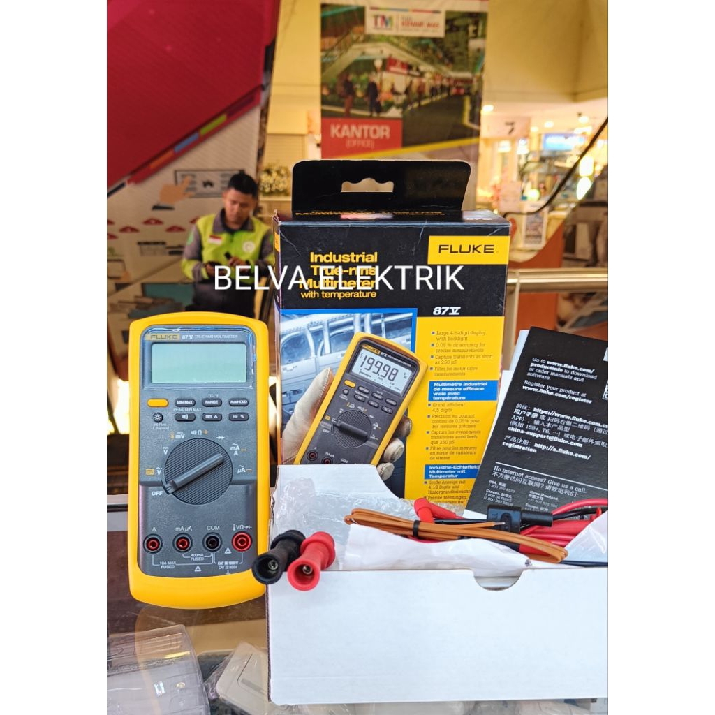 FLUKE 87V INDUSTRIAL TRUE-RMS MULTIMETER