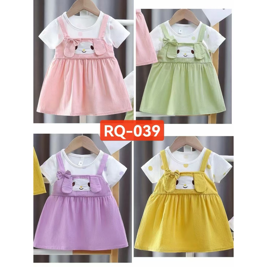 dress anak motip melodi
