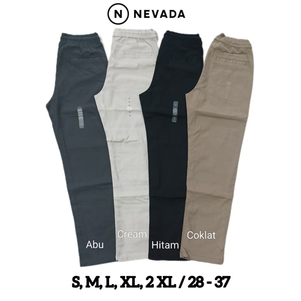 Chinos / Celana Panjang Pinggang Karet Remaja - Dewasa
