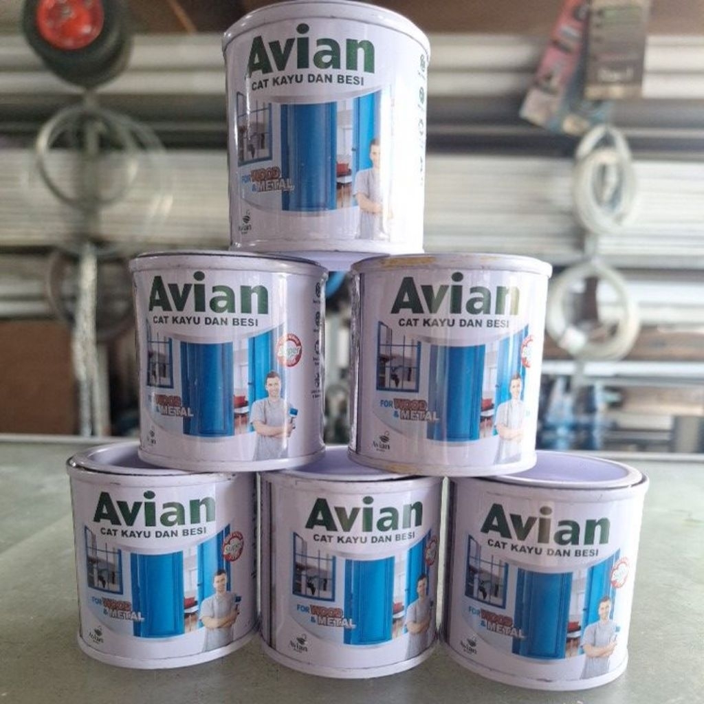 Cat Avian Kecil Cat Kayu Besi Avian 100 cc