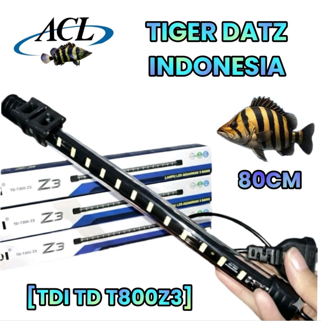 LAMPU LED AQUARIUM TDI TD T800 T1000-Z3 LAMPU LED CELUP AQUARIUM KOLAM 80CM & 1METER