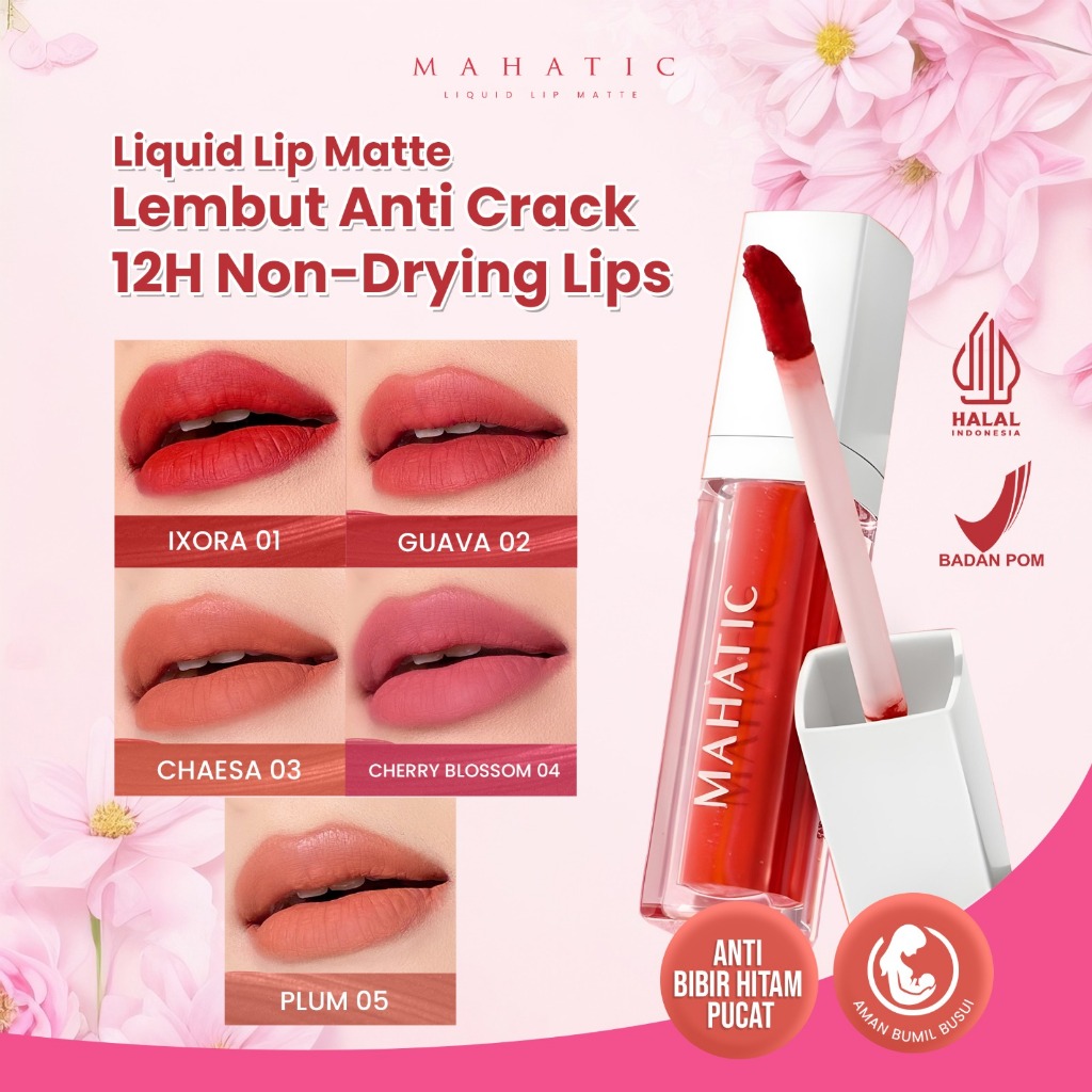 Mahatic Liptint Lip Stain Lipgloss Lip Matte Lipstick LIP cream Make Up Transferproof