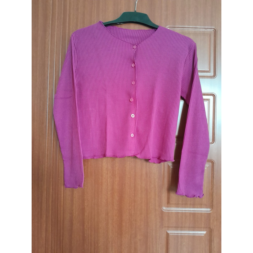 Magenta Cardigan