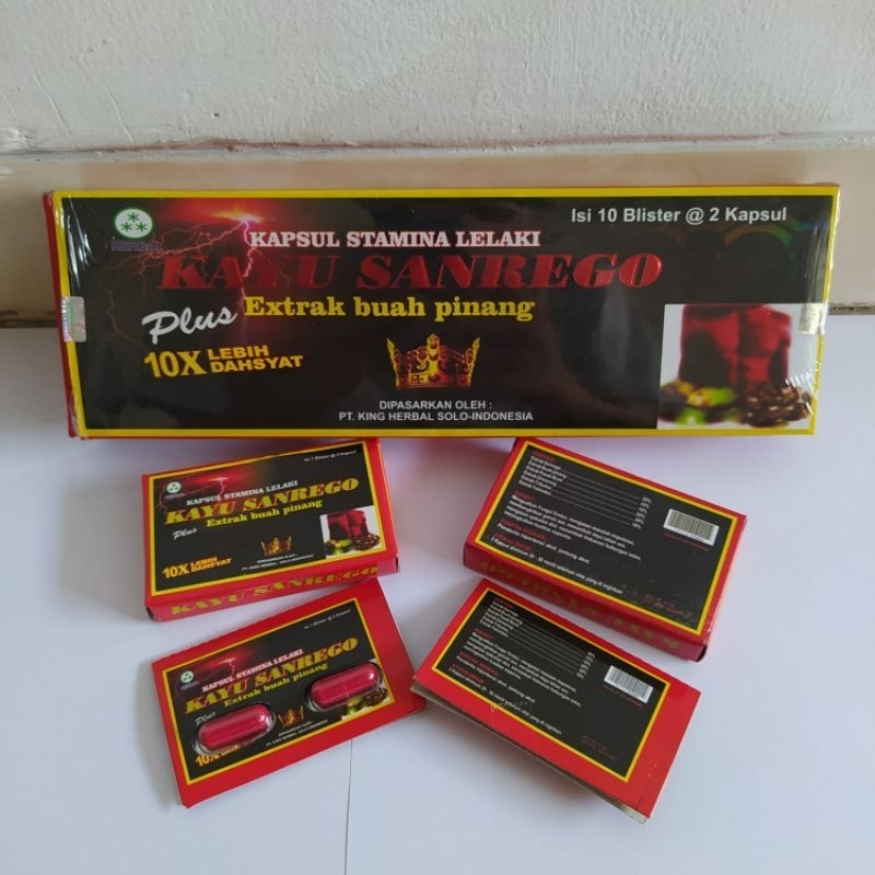 Kapsul Sanrego Menambah Stamina, Meningkatkan Libido, Menyuburkan Sperma