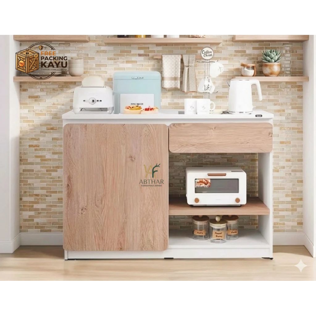 Lemari kabinet dapur Meja dapur minimalis