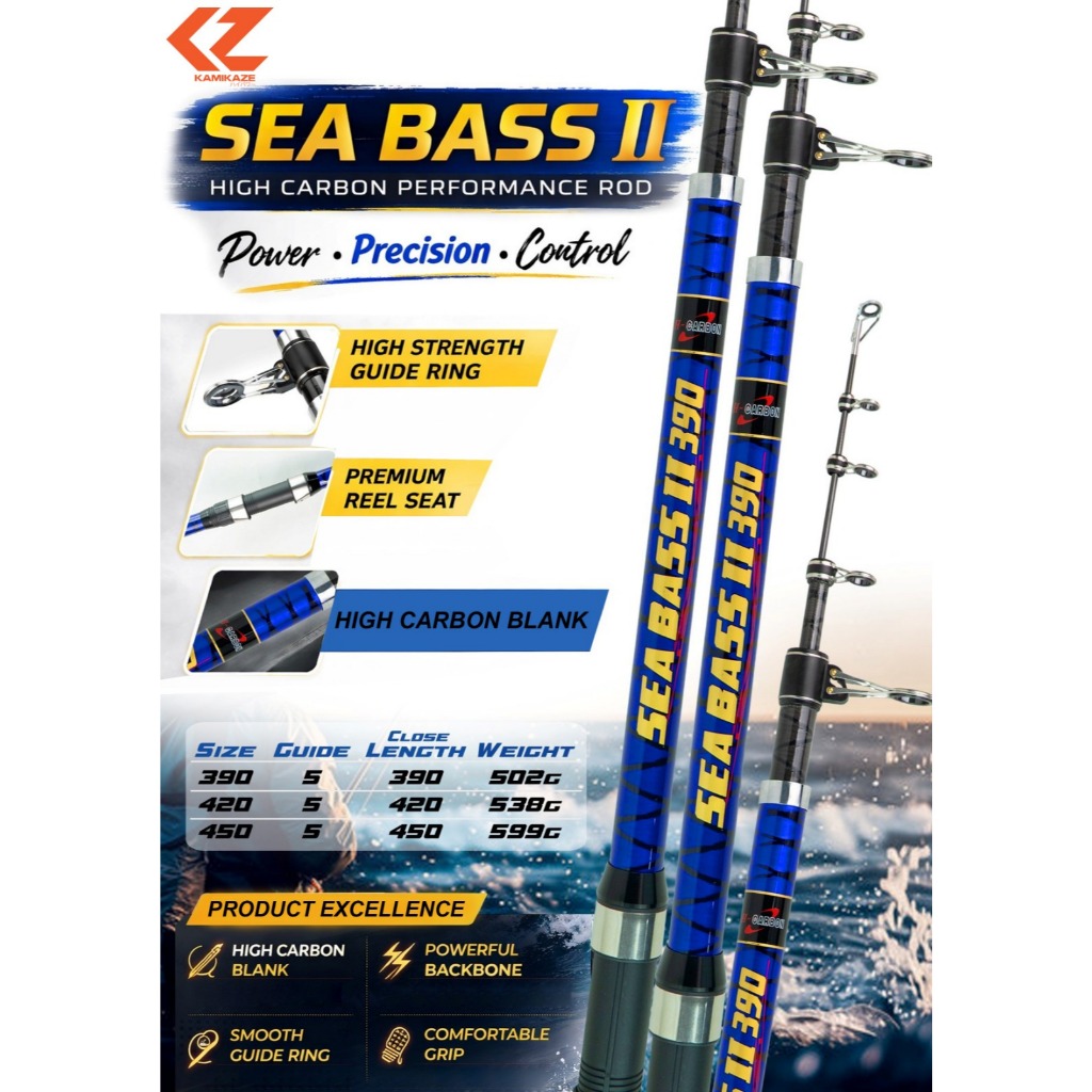 JORAN ANTENA KAMIKAZE SEA BASS II 390/420/450